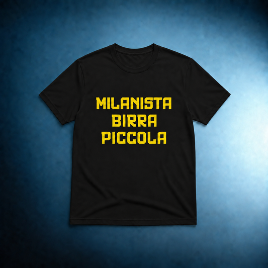 T-shirt “Milanista birra piccola”