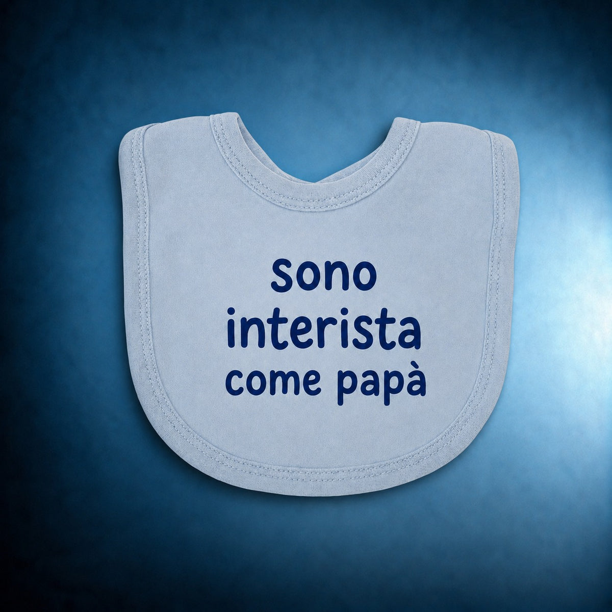 Bavaglino Baby “SONO INTERISTA COME PAPÀ”
